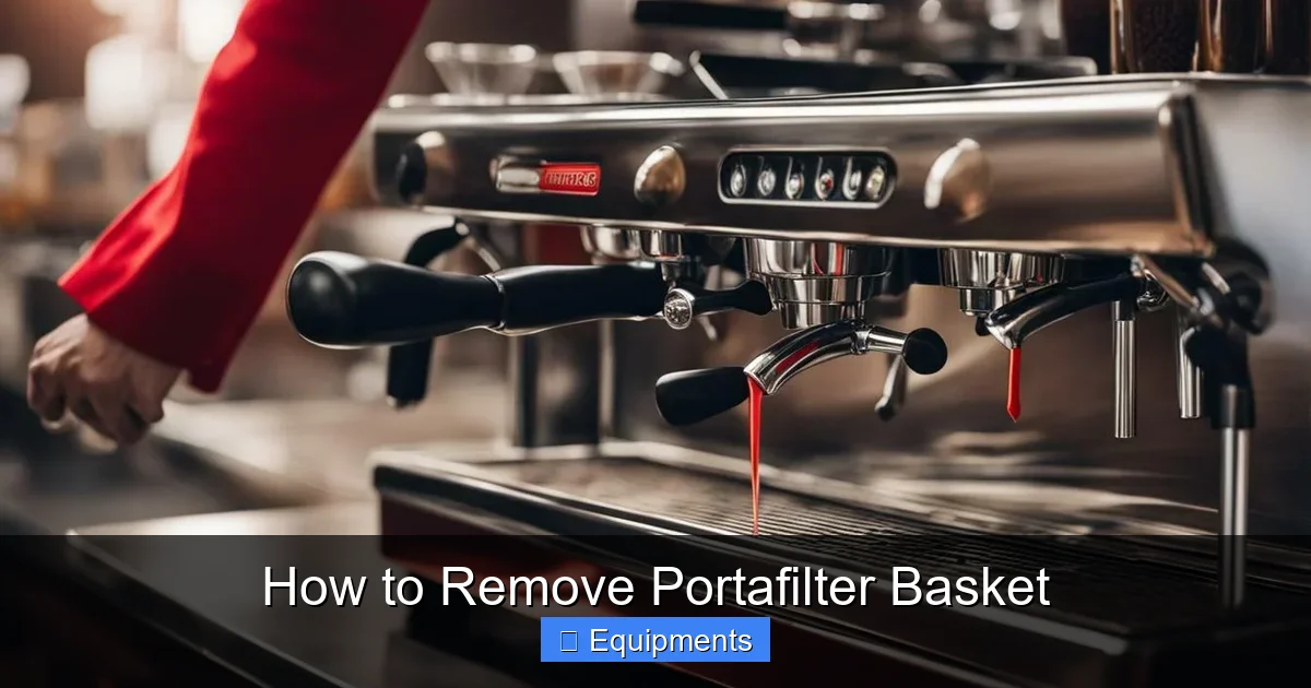 How to Remove Portafilter Basket