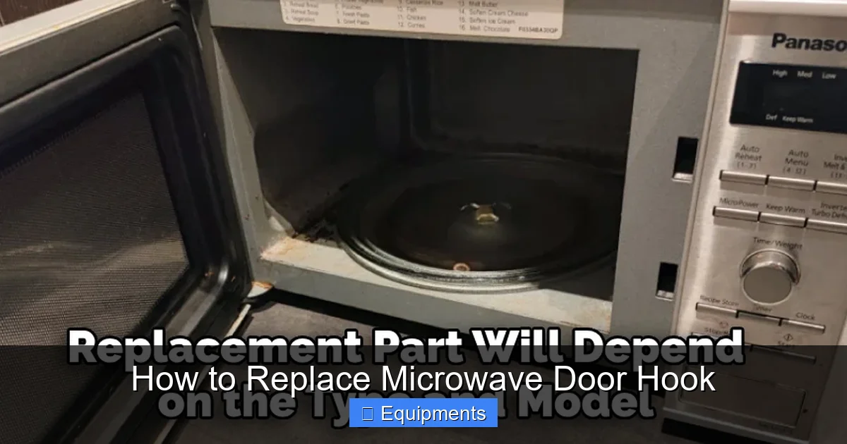 How to Replace Microwave Door Hook