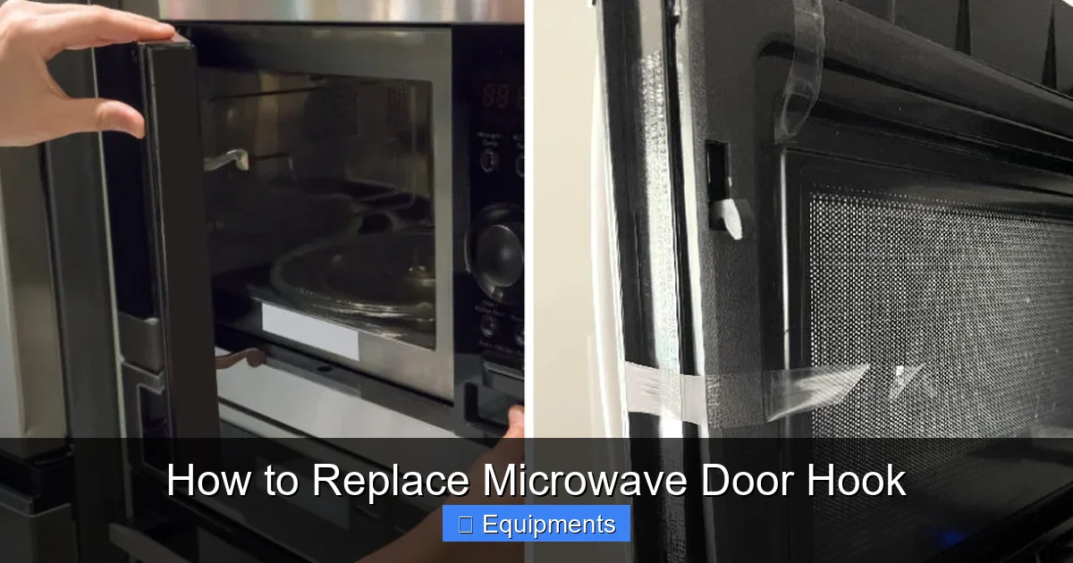 How to Replace Microwave Door Hook