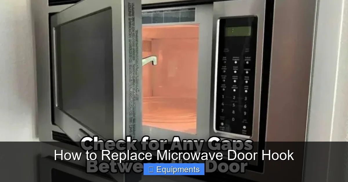 How to Replace Microwave Door Hook