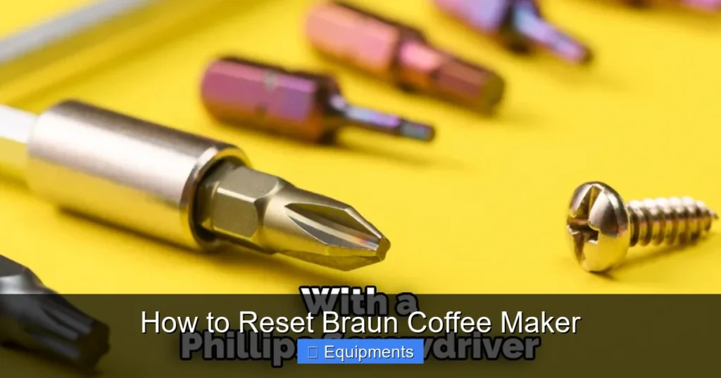 How to Reset Braun Coffee Maker