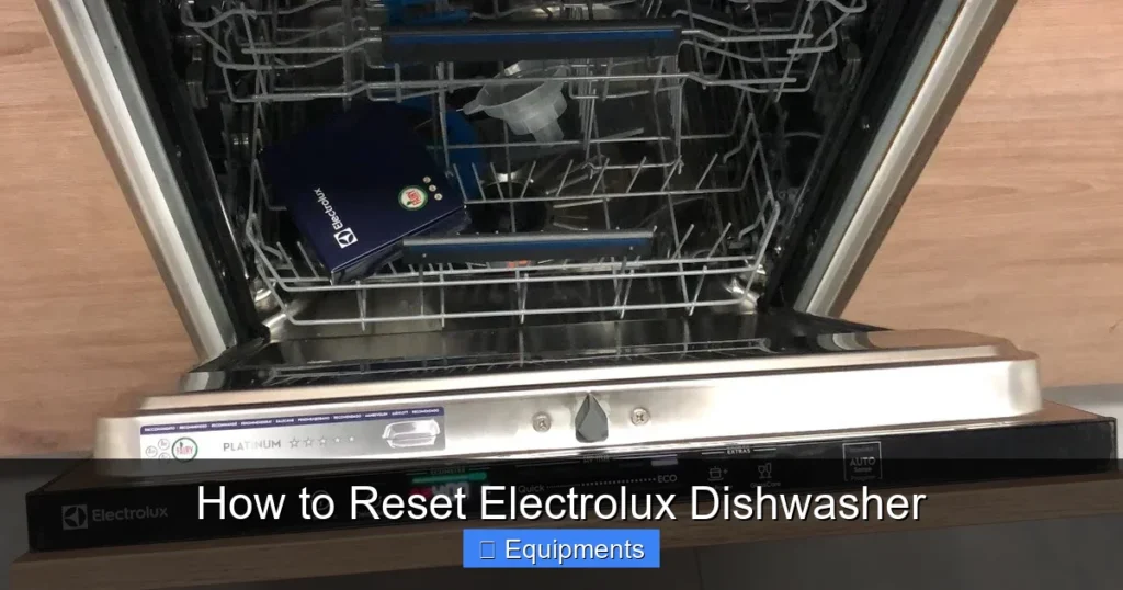 How to Reset Electrolux Dishwasher