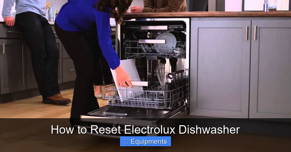 How to Reset Electrolux Dishwasher