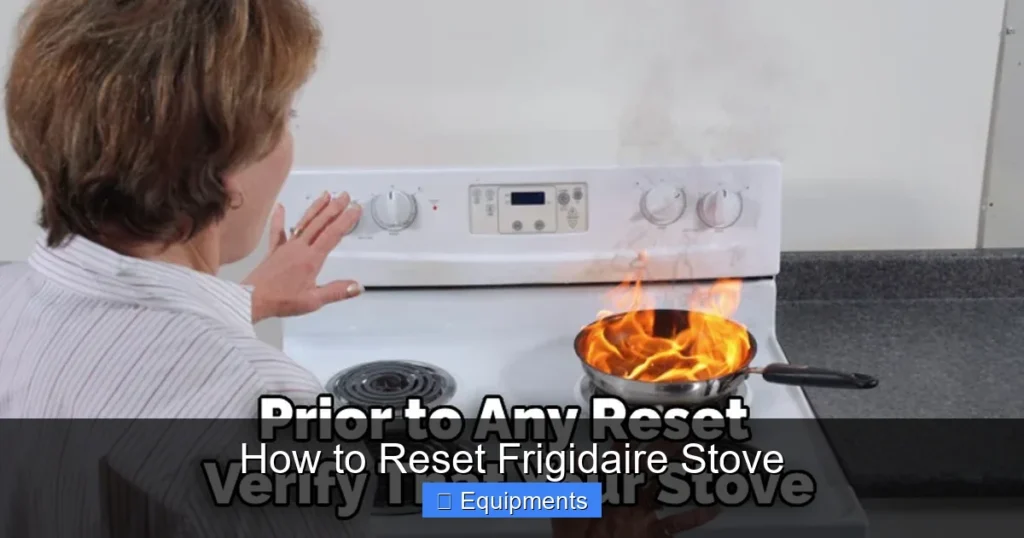 How to Reset Frigidaire Stove