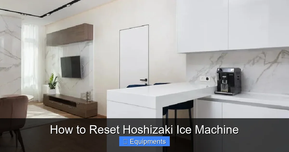How to Reset Hoshizaki Ice Machine