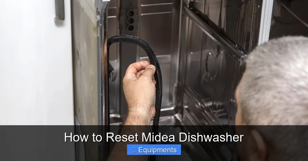 How to Reset Midea Dishwasher