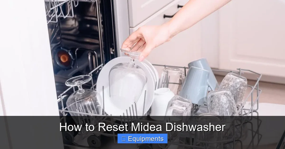 How to Reset Midea Dishwasher