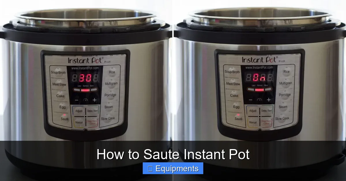 How to Saute Instant Pot