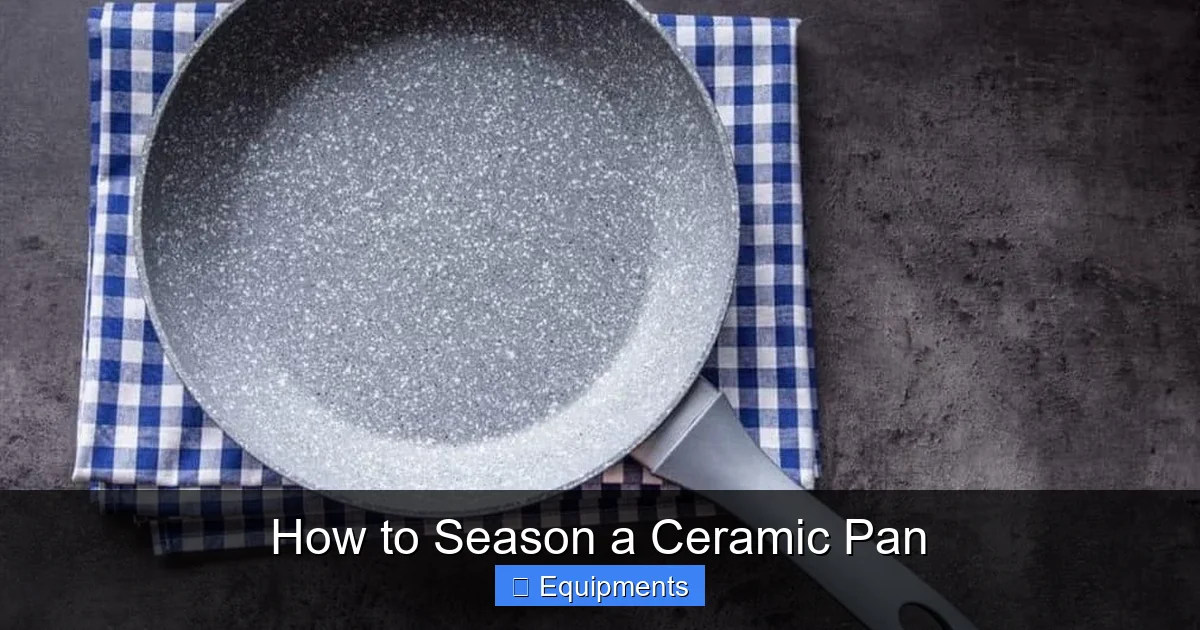 How to Season a Ceramic Pan
