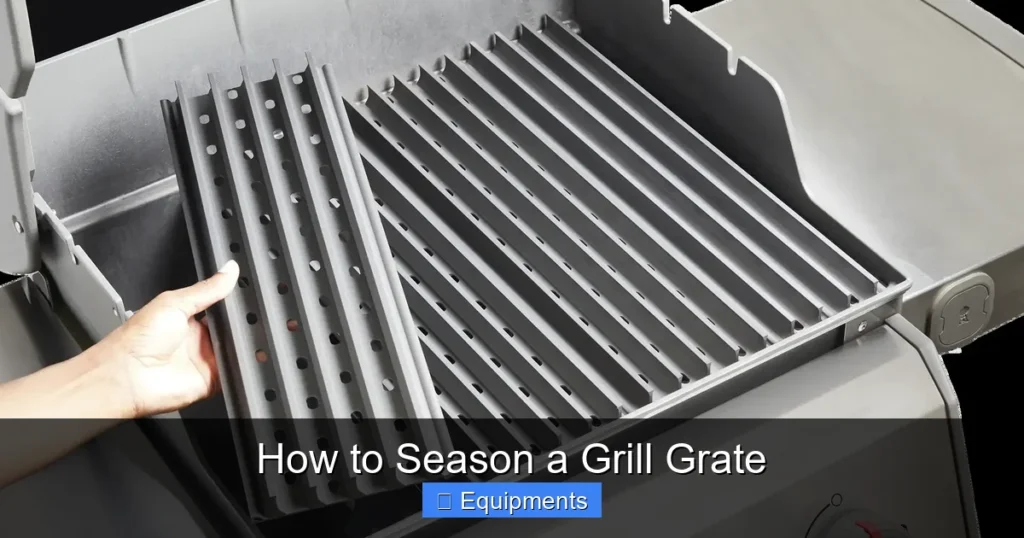 How to Season a Grill Grate