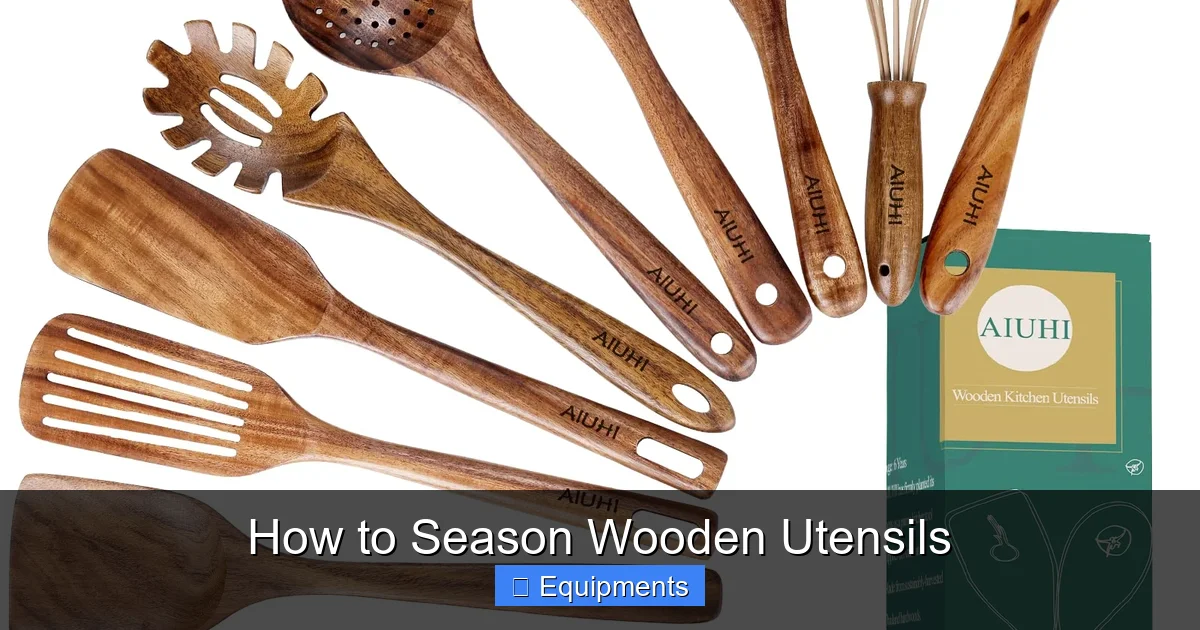 How to Season Wooden Utensils