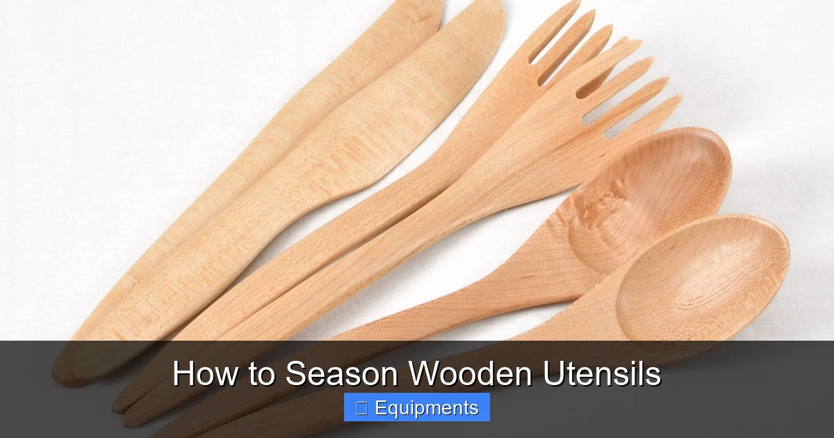 How to Season Wooden Utensils