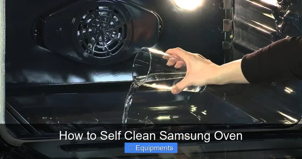 How to Self Clean Samsung Oven