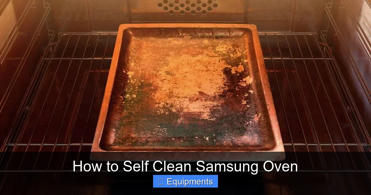How to Self Clean Samsung Oven