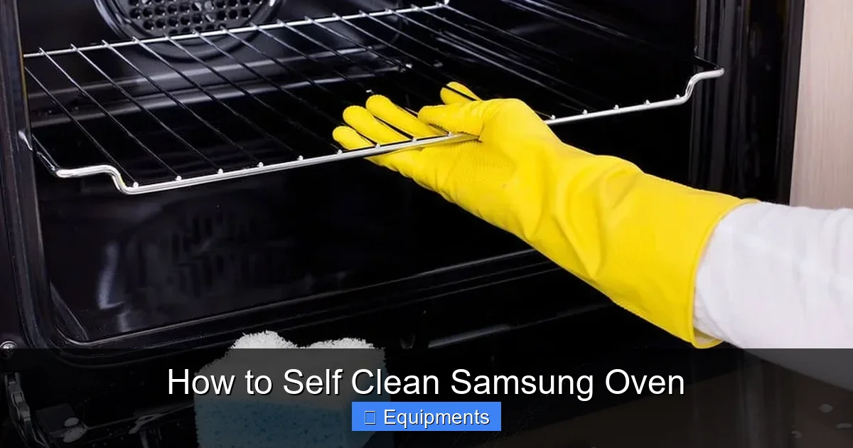 How to Self Clean Samsung Oven