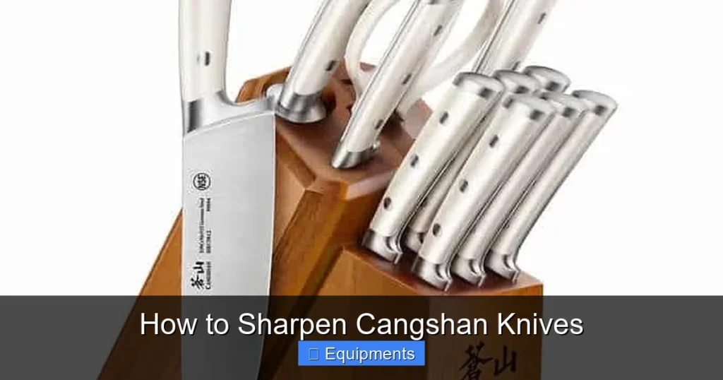 How to Sharpen Cangshan Knives