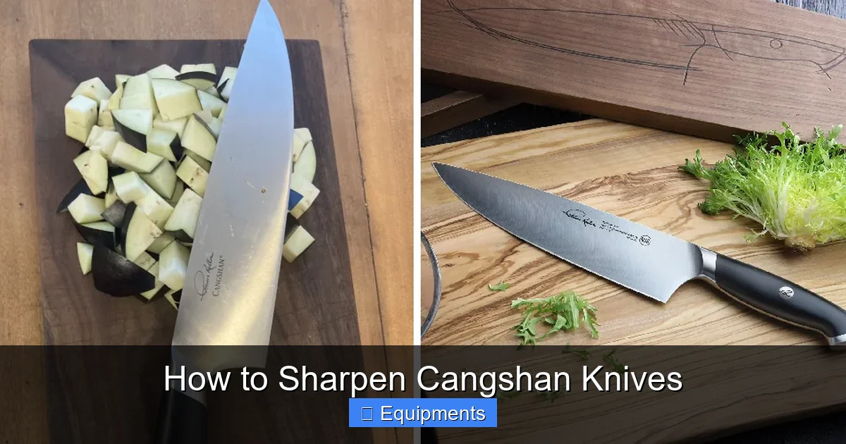 How to Sharpen Cangshan Knives