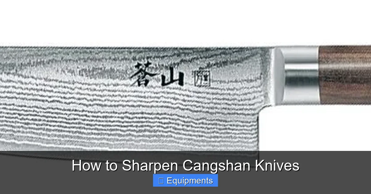 How to Sharpen Cangshan Knives