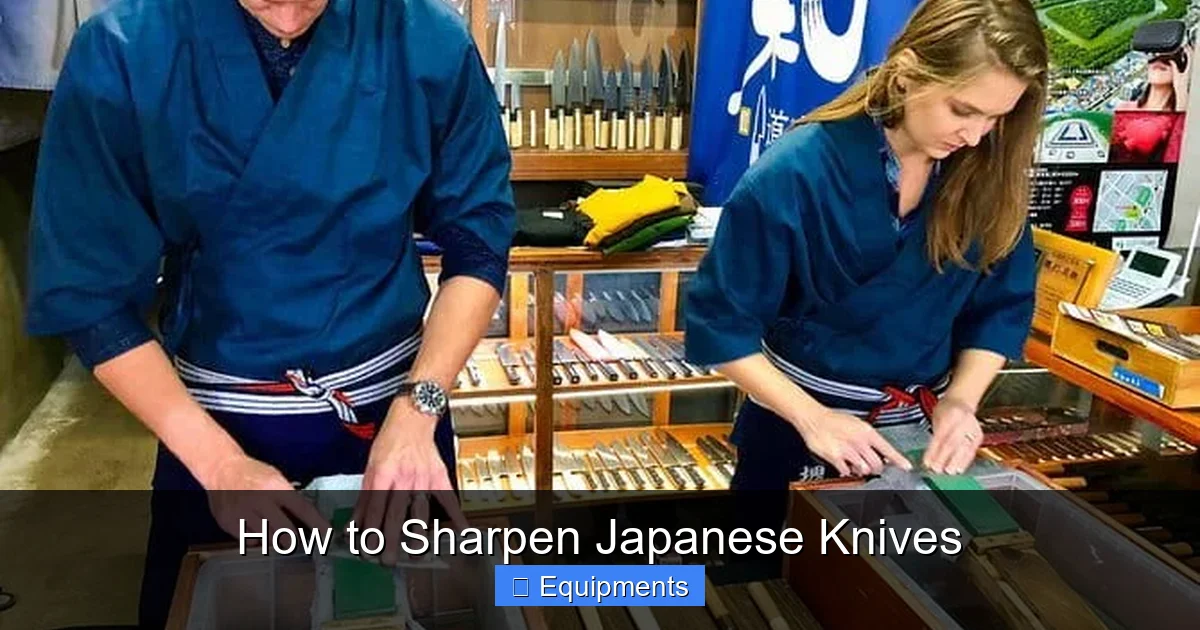 How to Sharpen Japanese Knives
