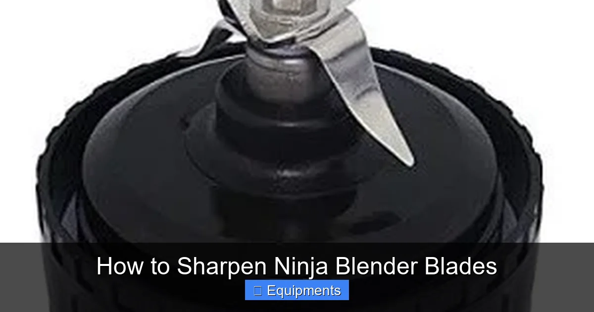 How to Sharpen Ninja Blender Blades