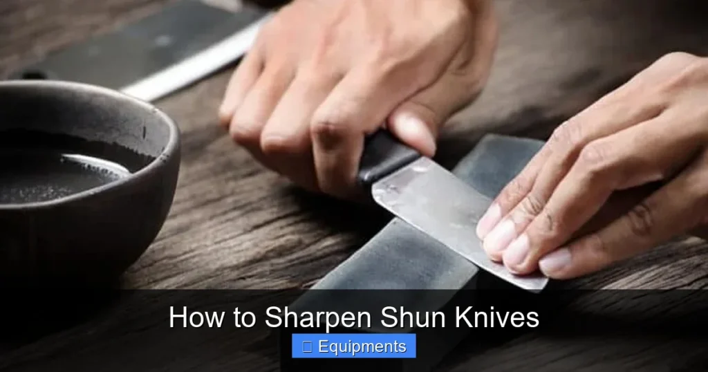 How to Sharpen Shun Knives