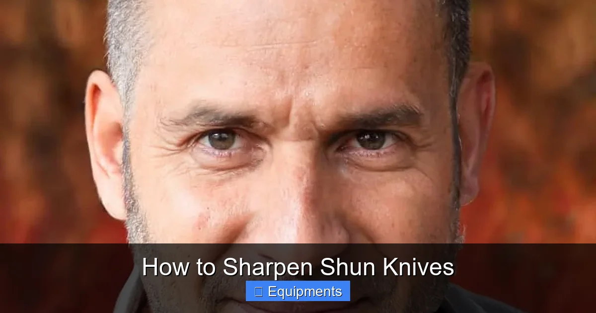 How to Sharpen Shun Knives