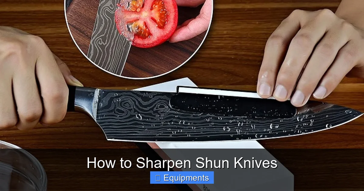 How to Sharpen Shun Knives