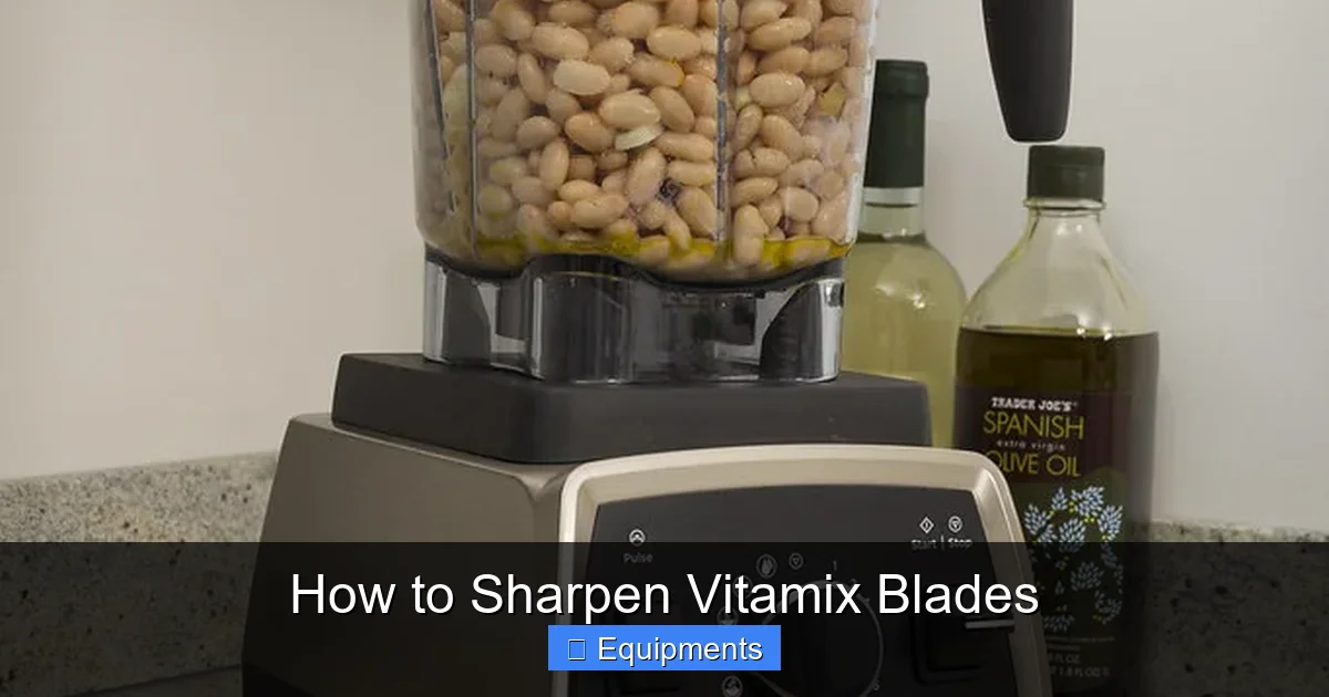 How to Sharpen Vitamix Blades