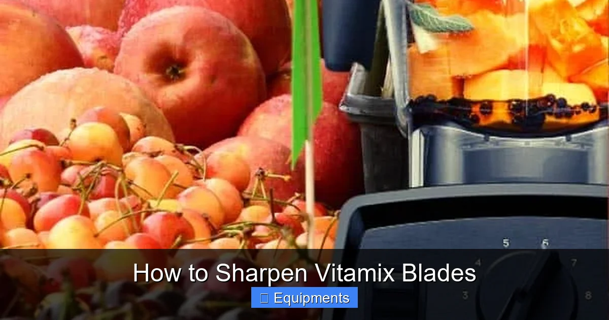 How to Sharpen Vitamix Blades