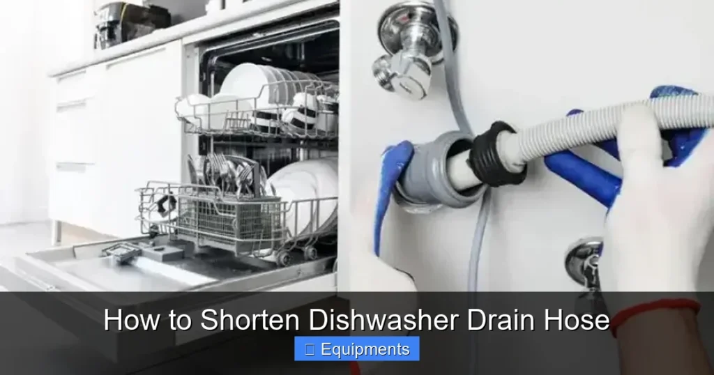 How to Shorten Dishwasher Drain Hose