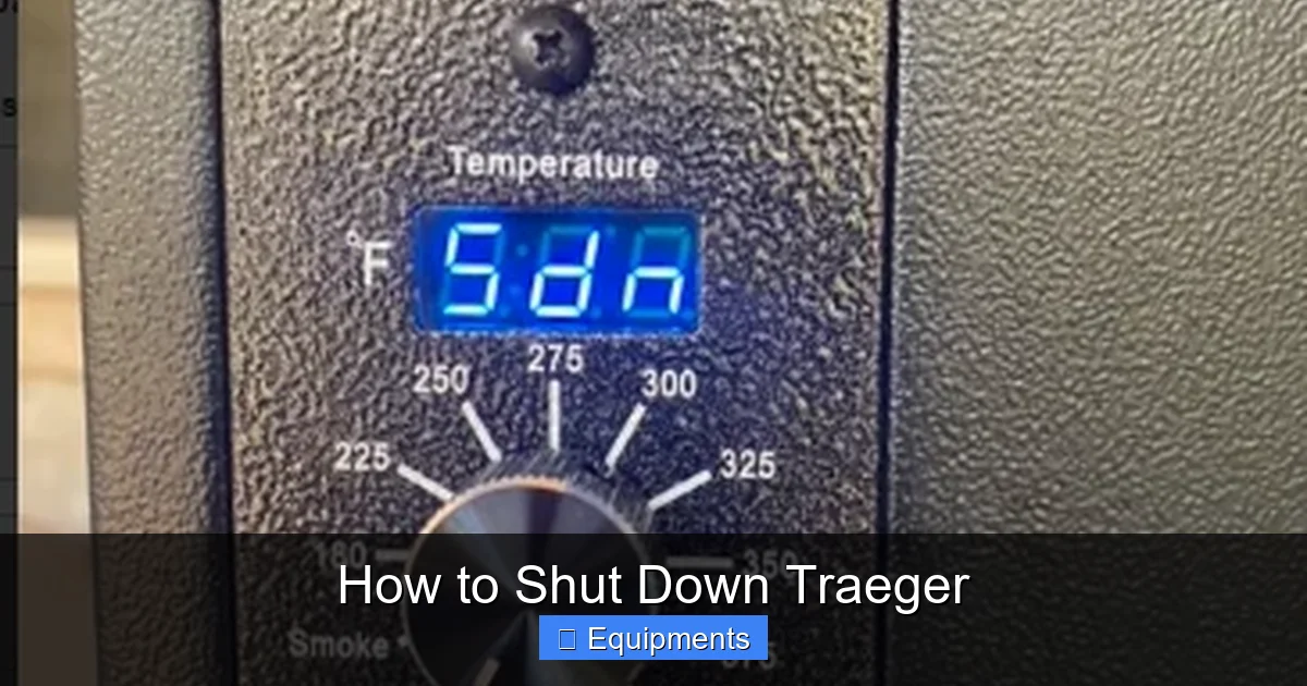 How to Shut Down Traeger