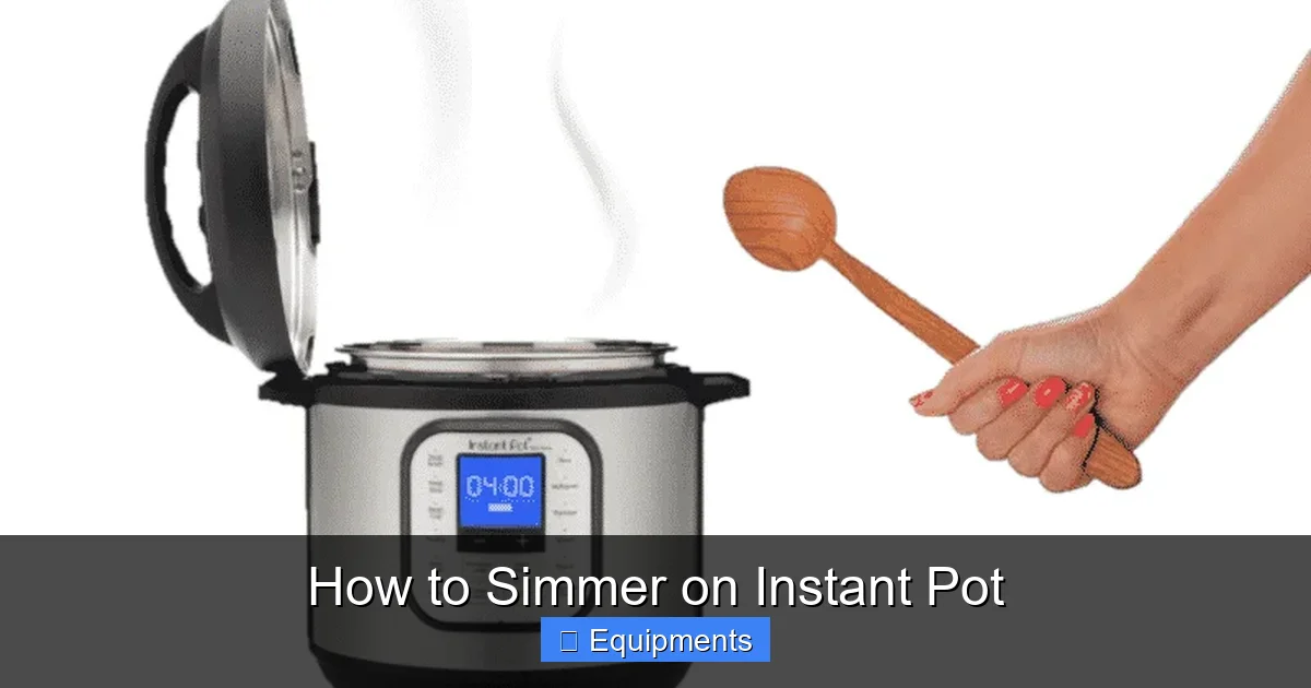 How to Simmer on Instant Pot