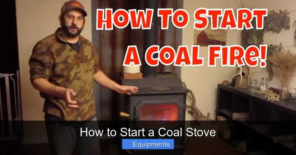 How to Start a Coal Stove