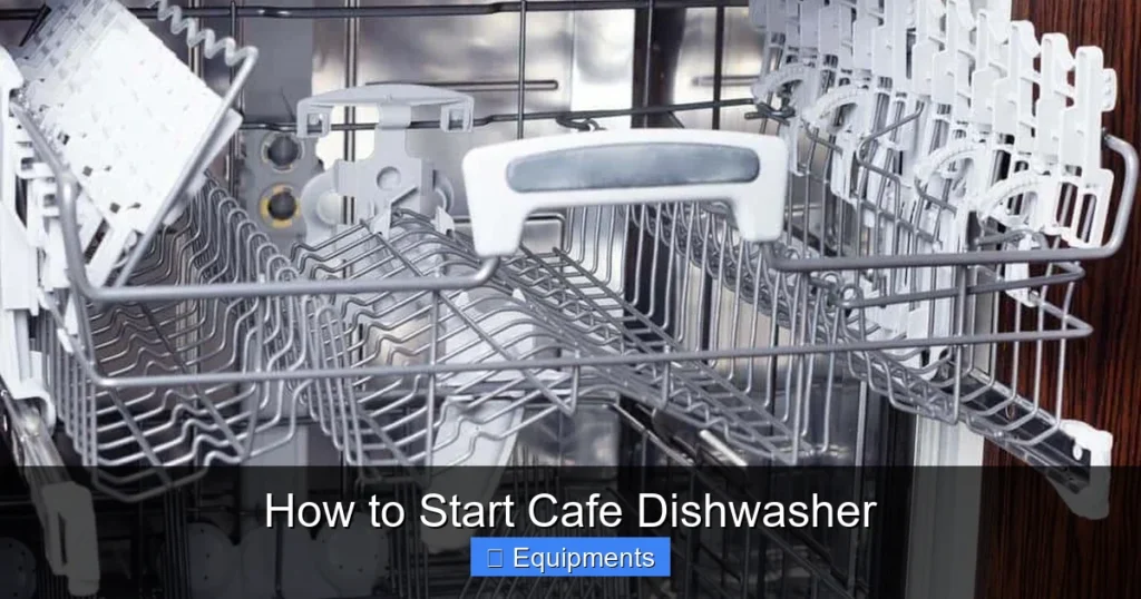 How to Start Cafe Dishwasher