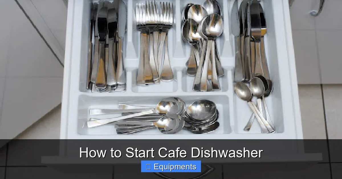 How to Start Cafe Dishwasher