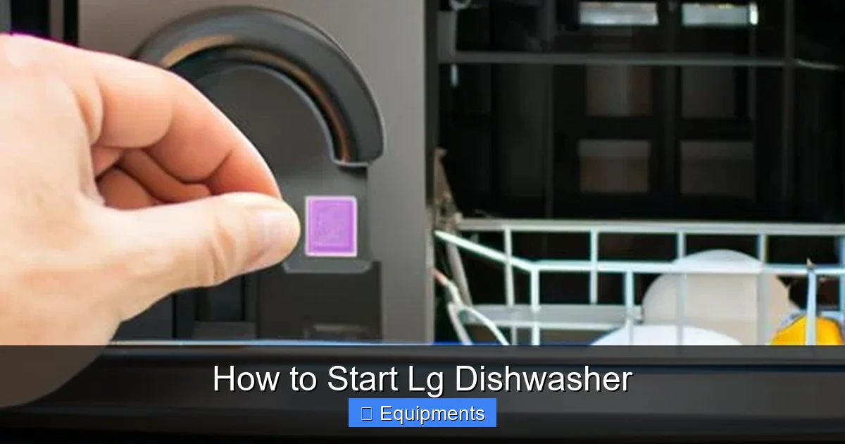 How to Start Lg Dishwasher