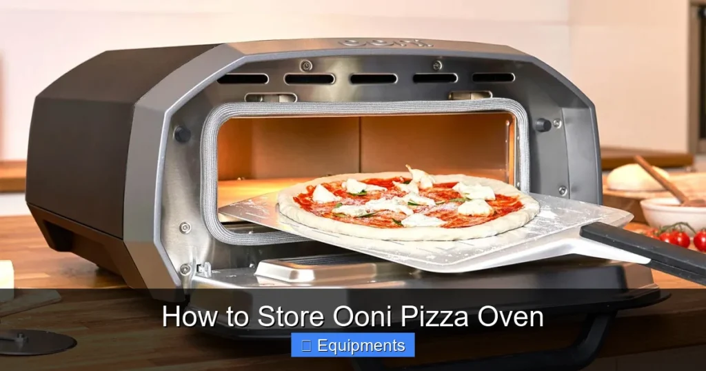 How to Store Ooni Pizza Oven