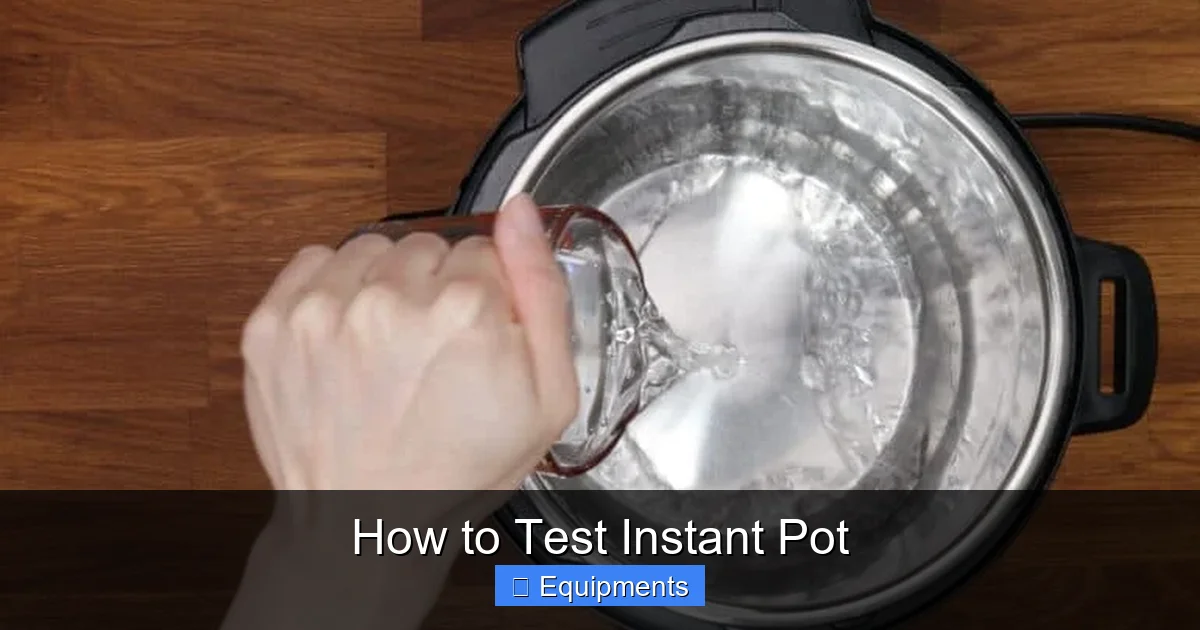 How to Test Instant Pot