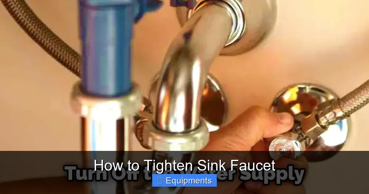 How to Tighten Sink Faucet
