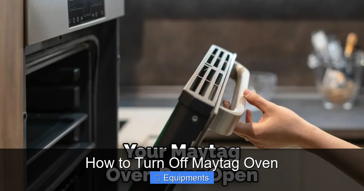 How to Turn Off Maytag Oven