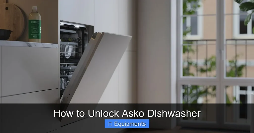 How to Unlock Asko Dishwasher