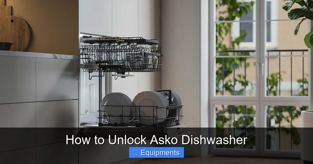 How to Unlock Asko Dishwasher