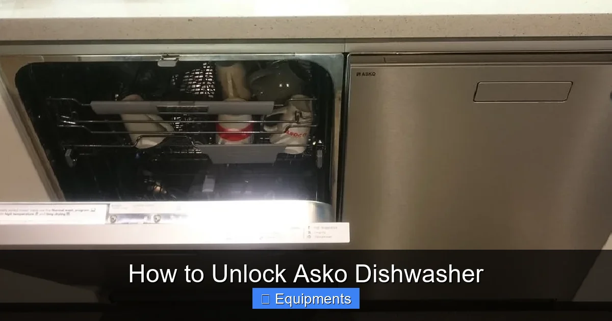 How to Unlock Asko Dishwasher
