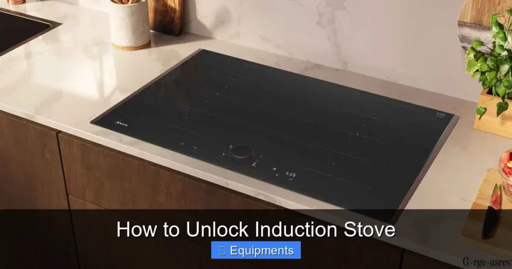 How to Unlock Induction Stove