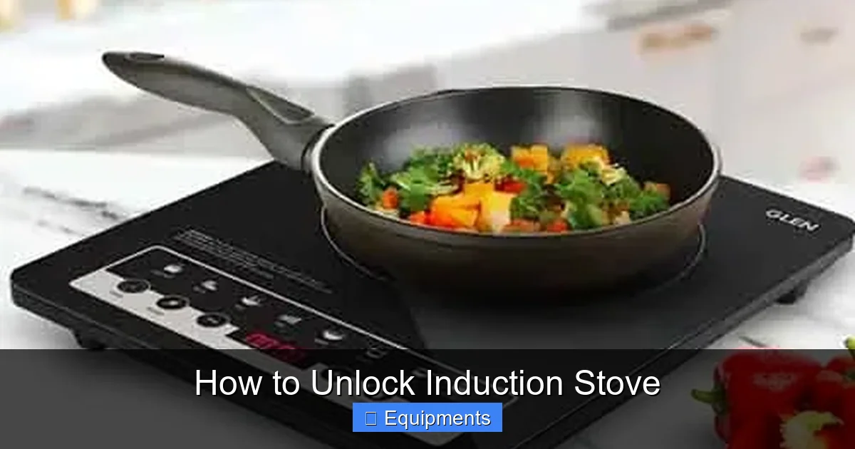 How to Unlock Induction Stove