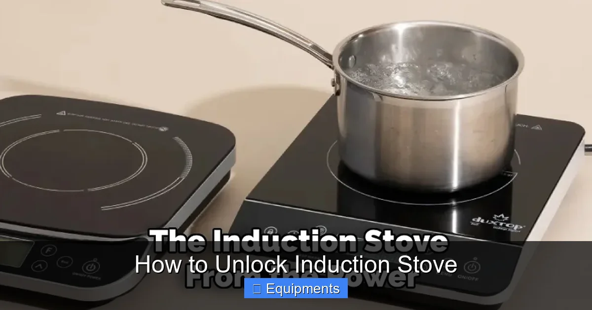 How to Unlock Induction Stove