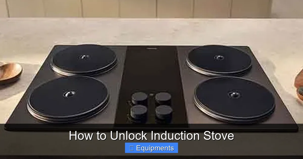 How to Unlock Induction Stove