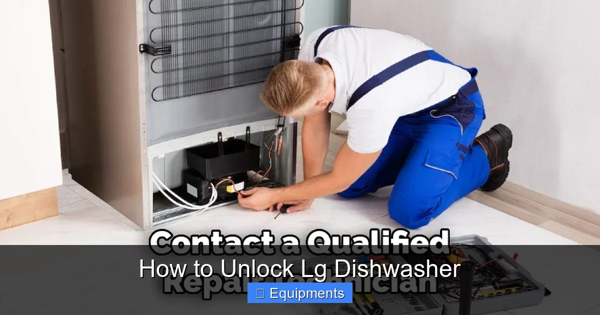 How to Unlock Lg Dishwasher