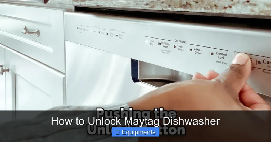 How to Unlock Maytag Dishwasher