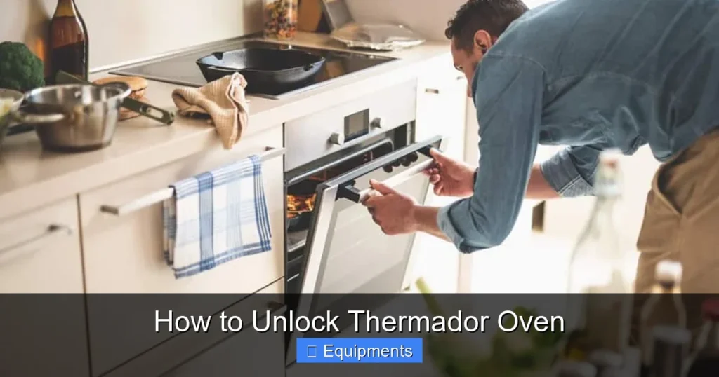 How to Unlock Thermador Oven